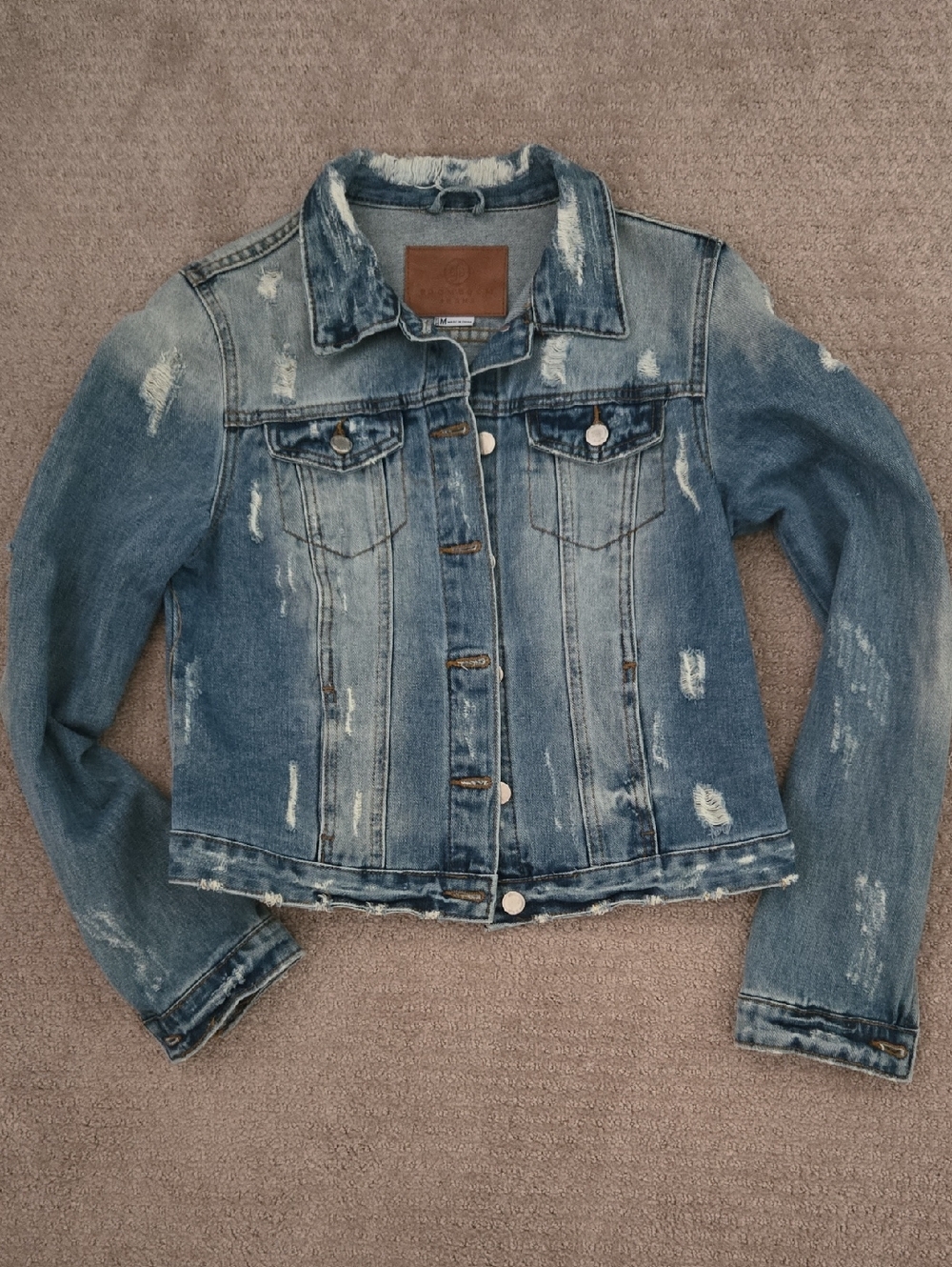 Distressed Denim Jacket